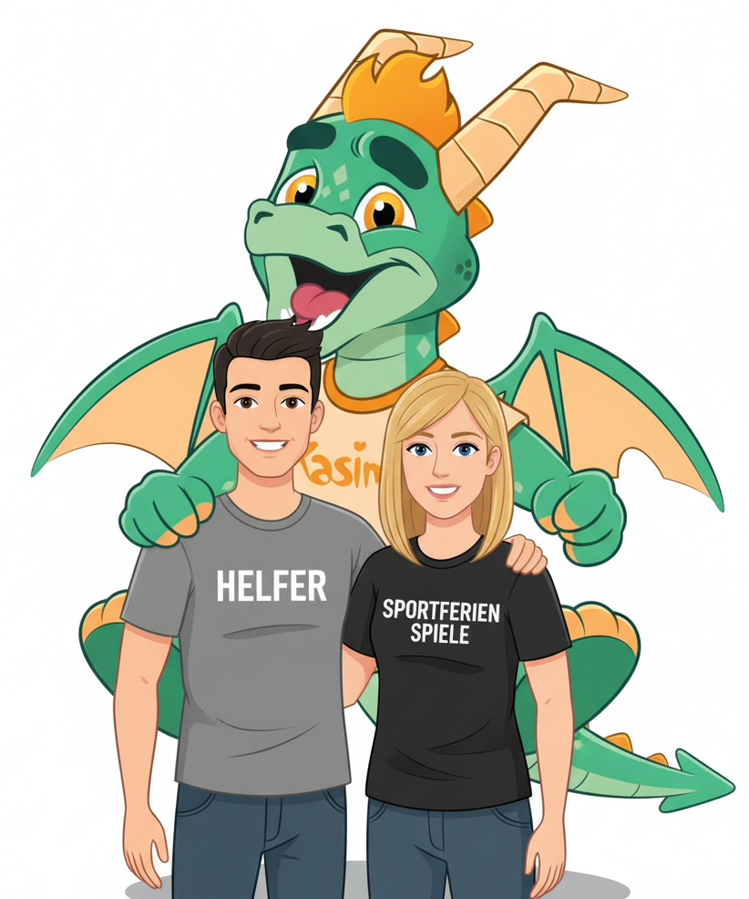 Kasimir und Helfer Werde Helfer bei den Sportferiens